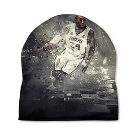 Шапка 3D с принтом Kobe Bryant в Белгороде, 100% полиэстер | универсальный размер, печать по всей поверхности изделия | kobe bryant | lakers | los angeles lakers | nba. | баскетбол | баскетболист | коби брайант | лайкерс | лос анджелес лейкерс | нба