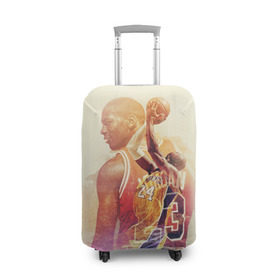 Чехол для чемодана 3D с принтом Kobe Bryant в Белгороде, 86% полиэфир, 14% спандекс | двустороннее нанесение принта, прорези для ручек и колес | kobe bryant | lakers | los angeles lakers | nba. | баскетбол | баскетболист | коби брайант | лайкерс | лос анджелес лейкерс | нба