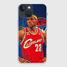 Чехол для iPhone 13 mini с принтом LeBron James в Белгороде,  |  | cleveland cavaliers | lebron james | nba. | баскетбол | баскетболист | джеймс леброн | кливленд кавальерс | нба