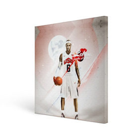 Холст квадратный с принтом LeBron James в Белгороде, 100% ПВХ |  | Тематика изображения на принте: cleveland cavaliers | lebron james | nba. | баскетбол | баскетболист | джеймс леброн | кливленд кавальерс | нба