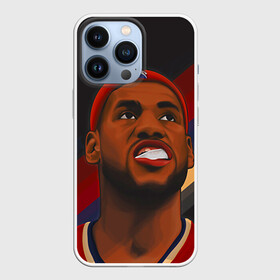 Чехол для iPhone 13 Pro с принтом LeBron James в Белгороде,  |  | cleveland cavaliers | lebron james | nba. | баскетбол | баскетболист | джеймс леброн | кливленд кавальерс | нба