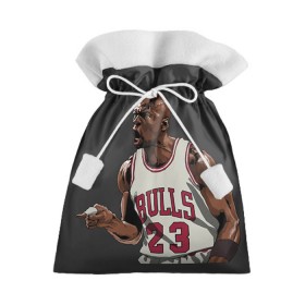 Подарочный 3D мешок с принтом Michael Jordan в Белгороде, 100% полиэстер | Размер: 29*39 см | chicago bulls | michael jeffrey jordan | nba. | баскетбол | баскетболист | вашингтон уизардс | майкл джордан | нба | чикаго | чикаго буллз