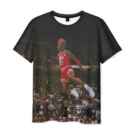 Мужская футболка 3D с принтом Michael Jordan в Белгороде, 100% полиэфир | прямой крой, круглый вырез горловины, длина до линии бедер | chicago bulls | michael jeffrey jordan | nba. | баскетбол | баскетболист | вашингтон уизардс | майкл джордан | нба | чикаго | чикаго буллз