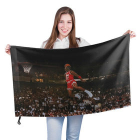 Флаг 3D с принтом Michael Jordan в Белгороде, 100% полиэстер | плотность ткани — 95 г/м2, размер — 67 х 109 см. Принт наносится с одной стороны | chicago bulls | michael jeffrey jordan | nba. | баскетбол | баскетболист | вашингтон уизардс | майкл джордан | нба | чикаго | чикаго буллз