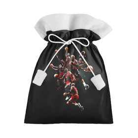 Подарочный 3D мешок с принтом Michael Jordan в Белгороде, 100% полиэстер | Размер: 29*39 см | chicago bulls | michael jeffrey jordan | nba. | баскетбол | баскетболист | вашингтон уизардс | майкл джордан | нба | чикаго | чикаго буллз