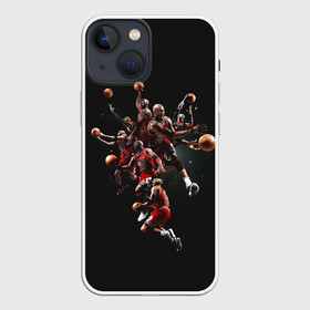 Чехол для iPhone 13 mini с принтом Michael Jordan в Белгороде,  |  | chicago bulls | michael jeffrey jordan | nba. | баскетбол | баскетболист | вашингтон уизардс | майкл джордан | нба | чикаго | чикаго буллз