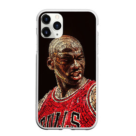 Чехол для iPhone 11 Pro матовый с принтом Michael Jordan в Белгороде, Силикон |  | Тематика изображения на принте: chicago bulls | michael jeffrey jordan | nba. | баскетбол | баскетболист | вашингтон уизардс | майкл джордан | нба | чикаго | чикаго буллз