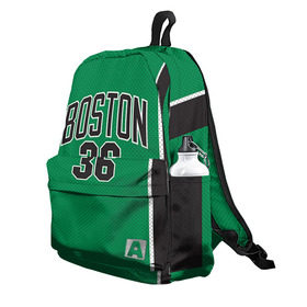 Рюкзак 3D с принтом Boston Celtics 36 в Белгороде, 100% полиэстер | лямки с регулируемой длиной, сверху петелька, чтобы рюкзак можно было повесить на вешалку. Основное отделение закрывается на молнию, как и внешний карман. Внутри два дополнительных кармана, один из которых закрывается на молнию. По бокам два дополнительных кармашка | 36 | boston celtics | shaquille oneal | бостон | бостон селтикс | нба | селтикс | шакил онил