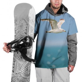 Накидка на куртку 3D с принтом Чайка в Белгороде, 100% полиэстер |  | Тематика изображения на принте: вода | море | пернатые | природа | простор | птица | свобода | солнце | чайка