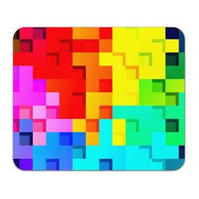 Коврик прямоугольный с принтом Pixel-Fon в Белгороде, натуральный каучук | размер 230 х 185 мм; запечатка лицевой стороны | кубики | пиксель | разноцветный | текстура | яркий