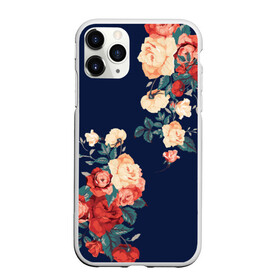 Чехол для iPhone 11 Pro Max матовый с принтом Fashion flowers в Белгороде, Силикон |  | Тематика изображения на принте: fashion | flower | мода | фэшн | цветы