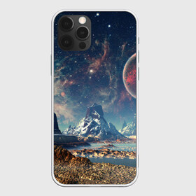 Чехол для iPhone 12 Pro Max с принтом Космос в Белгороде, Силикон |  | space | галактика | горы | звёзды | космонавт | космос | планеты