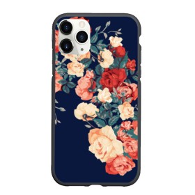 Чехол силиконовый для Apple iPhone 11 Pro матовый NEW с принтом Fashion flowers в Белгороде, Силикон |  | 