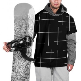 Накидка на куртку 3D с принтом Geometric (2) в Белгороде, 100% полиэстер |  | Тематика изображения на принте: geometric | белый | геометрик | линии | текстура | чёрный