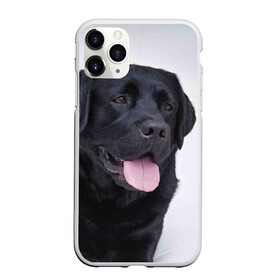 Чехол для iPhone 11 Pro матовый с принтом Черный лабрадор в Белгороде, Силикон |  | большая | золотистый | лабрадор | лабрадоры | палевый | песик | ретривер | собака | собаки