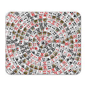 Коврик прямоугольный с принтом Игральные карты 3 в Белгороде, натуральный каучук | размер 230 х 185 мм; запечатка лицевой стороны | карты | настольные игры | пасьянс | покер