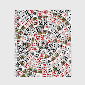 Тетрадь с принтом Игральные карты 3 в Белгороде, 100% бумага | 48 листов, плотность листов — 60 г/м2, плотность картонной обложки — 250 г/м2. Листы скреплены сбоку удобной пружинной спиралью. Уголки страниц и обложки скругленные. Цвет линий — светло-серый
 | Тематика изображения на принте: карты | настольные игры | пасьянс | покер