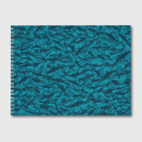 Альбом для рисования с принтом Акулы в Белгороде, 100% бумага
 | матовая бумага, плотность 200 мг. | камуфляж | море | океан | рыба | рыбак | рыбалка
