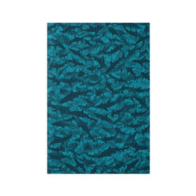 Обложка для паспорта матовая кожа с принтом Акулы в Белгороде, натуральная матовая кожа | размер 19,3 х 13,7 см; прозрачные пластиковые крепления | Тематика изображения на принте: камуфляж | море | океан | рыба | рыбак | рыбалка