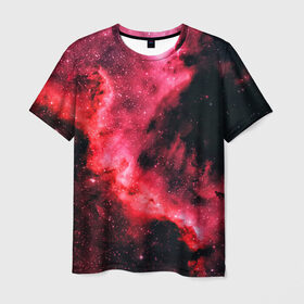 Мужская футболка 3D с принтом Space в Белгороде, 100% полиэфир | прямой крой, круглый вырез горловины, длина до линии бедер | space | stars | вселенная | галактика | звёзды | космическое пространство | космос | созвездие