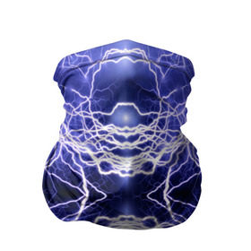 Бандана-труба 3D с принтом Static Electricity в Белгороде, 100% полиэстер, ткань с особыми свойствами — Activecool | плотность 150‒180 г/м2; хорошо тянется, но сохраняет форму | static electricity | белый | молнии | разряд | синий | статическое электричество | фиолетовый | чёрный