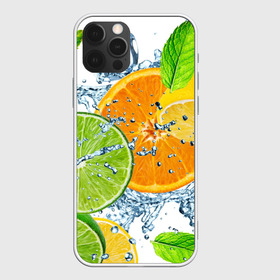 Чехол для iPhone 12 Pro Max с принтом Мятный смузи в Белгороде, Силикон |  | Тематика изображения на принте: вода | еда | зима | искусство | лайм | лимон | листья | новинки | природа | солнце | фрукты