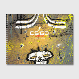 Альбом для рисования с принтом csgo - Chatterbox style Battle-Scarred (Щелкунчик Закалённое в боях) в Белгороде, 100% бумага
 | матовая бумага, плотность 200 мг. | chatterbox | cs | csgo | го | кс | щелкунчик