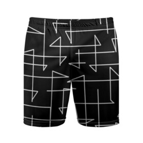 Мужские шорты 3D спортивные с принтом Geometric (1) в Белгороде,  |  | 