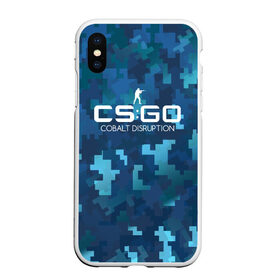 Чехол для iPhone XS Max матовый с принтом cs:go - Cobalt Disruption (Ржавый кобальт) в Белгороде, Силикон | Область печати: задняя сторона чехла, без боковых панелей | cobalt | cs | csgo | desert | disruption | eagle | го | кобальт | кс | ржавый