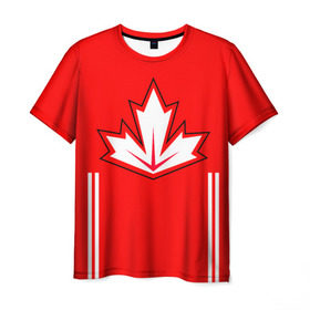 Мужская футболка 3D с принтом Сборная Канады по хоккею 2016 в Белгороде, 100% полиэфир | прямой крой, круглый вырез горловины, длина до линии бедер | world cup hockey | брент бёрс | вратарь | дрю даути | защитник | канада | клюшка | кубок мира | нападающий | петерс билл | сanada | сборная канады | сидни патрик кросби | хоккей | хоккейная форма | шайба