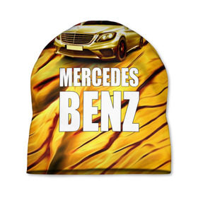 Шапка 3D с принтом Mercedes Benz в Белгороде, 100% полиэстер | универсальный размер, печать по всей поверхности изделия | benz | mercedes | авто | автомобиль | водитель | машина | мерседес бенц | тачка
