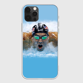 Чехол для iPhone 12 Pro Max с принтом swimmer в Белгороде, Силикон |  | Тематика изображения на принте: пловец