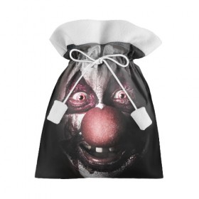 Подарочный 3D мешок с принтом Милый клоун в Белгороде, 100% полиэстер | Размер: 29*39 см | Тематика изображения на принте: злобный