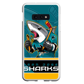 Чехол для Samsung S10E с принтом San Jose Sharks в Белгороде, Силикон | Область печати: задняя сторона чехла, без боковых панелей | nhl | san jose sharks | sharks | stanley cup | кубок стенли | кубок стэнли | нхл | сан хосе | сан хосе шаркс | хоккей | хоккейный клуб | шаркс