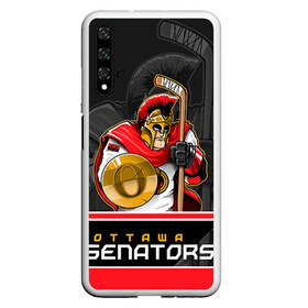 Чехол для Honor 20 с принтом Ottawa Senators в Белгороде, Силикон | Область печати: задняя сторона чехла, без боковых панелей | nhl | ottawa senators | stanley cup | кубок стенли | кубок стэнли | нхл | оттава сенаторз | сенаторс | хоккей | хоккейный клуб