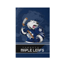 Обложка для паспорта матовая кожа с принтом Toronto Maple Leafs в Белгороде, натуральная матовая кожа | размер 19,3 х 13,7 см; прозрачные пластиковые крепления | Тематика изображения на принте: nhl | stanley cup | toronto maple leafs | валиев | кубок стенли | кубок стэнли | мэпл лифс | нхл | сошников | торонто | торонто мейпл лифс | хоккей | хоккейный клуб