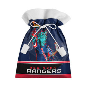 Подарочный 3D мешок с принтом New York Rangers в Белгороде, 100% полиэстер | Размер: 29*39 см | new york rangers | nhl | stanley cup | кубок стенли | кубок стэнли | нхл | нью йорк рейнджерс | нью йорк рейнджеры | рейнджеры | хоккей | хоккейный клуб