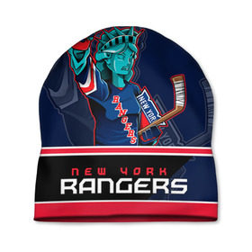 Шапка 3D с принтом New York Rangers в Белгороде, 100% полиэстер | универсальный размер, печать по всей поверхности изделия | new york rangers | nhl | stanley cup | кубок стенли | кубок стэнли | нхл | нью йорк рейнджерс | нью йорк рейнджеры | рейнджеры | хоккей | хоккейный клуб