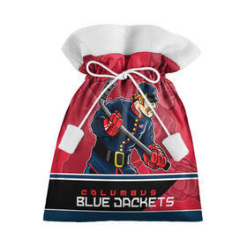 Подарочный 3D мешок с принтом Columbus Blue Jackets в Белгороде, 100% полиэстер | Размер: 29*39 см | columbus | columbus blue jackets | nhl | stanley cup | бобровский | коламбус | коламбус блю джекетс | кубок стенли | кубок стэнли | нхл | хоккей | хоккейный клуб