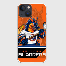 Чехол для iPhone 13 mini с принтом New York Islanders в Белгороде,  |  | Тематика изображения на принте: new york islanders | nhl | stanley cup | айлендерс | кубок стенли | кубок стэнли | кулемин | нхл | нью йорк айлендерс | хоккей | хоккейный клуб