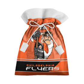 Подарочный 3D мешок с принтом Philadelphia Flyers в Белгороде, 100% полиэстер | Размер: 29*39 см | nhl | philadelphia flyers | stanley cup | кубок стенли | кубок стэнли | нхл | филадельфия | филадельфия флайерз | флаерс | хоккей | хоккейный клуб