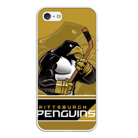Чехол для iPhone 5/5S матовый с принтом Pittsburgh Penguins в Белгороде, Силикон | Область печати: задняя сторона чехла, без боковых панелей | nhl | pittsburgh penguins | stanley cup | кросби | кубок стенли | кубок стэнли | малкин | нхл | пингвинс | питтсбург пингвинз | сидни кросби | хоккей | хоккейный клуб