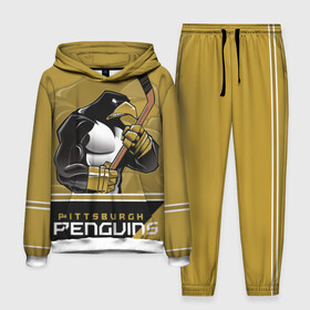 Мужской костюм 3D (с толстовкой) с принтом Pittsburgh Penguins в Белгороде,  |  | Тематика изображения на принте: nhl | pittsburgh penguins | stanley cup | кросби | кубок стенли | кубок стэнли | малкин | нхл | пингвинс | питтсбург пингвинз | сидни кросби | хоккей | хоккейный клуб