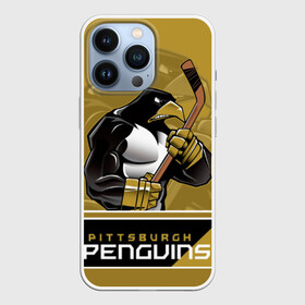Чехол для iPhone 13 Pro с принтом Pittsburgh Penguins в Белгороде,  |  | nhl | pittsburgh penguins | stanley cup | кросби | кубок стенли | кубок стэнли | малкин | нхл | пингвинс | питтсбург пингвинз | сидни кросби | хоккей | хоккейный клуб