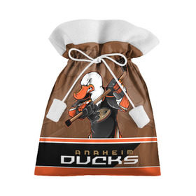 Подарочный 3D мешок с принтом Anaheim Ducks в Белгороде, 100% полиэстер | Размер: 29*39 см | anaheim ducks | nhl | stanley cup | кубок стенли | кубок стэнли | нхл | хоккей | хоккейный клуб