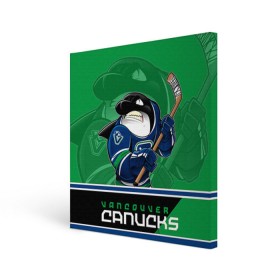 Холст квадратный с принтом Vancouver Canucks в Белгороде, 100% ПВХ |  | nhl | stanley cup | vancouver canucks | ванкувер | ванкувер кэнакс | кубок стенли | кубок стэнли | нхл | трямкин | хоккей | хоккейный клуб