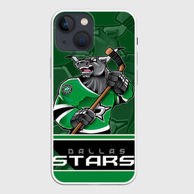 Чехол для iPhone 13 mini с принтом Dallas Stars в Белгороде,  |  | Тематика изображения на принте: dallas stars | nhl | stanley cup | даллас | даллас старз | кубок стенли | кубок стэнли | ничушкин | нхл | хоккей | хоккейный клуб