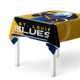 Скатерть 3D с принтом St. Louis Blues в Белгороде, 100% полиэстер (ткань не мнется и не растягивается) | Размер: 150*150 см | Тематика изображения на принте: nhl | st. louis blues | stanley cup | йори | кубок стенли | кубок стэнли | лехтеря | луис блюз | нхл | сент луис | сент луис блюз | тарасенко | хоккей | хоккейный клуб