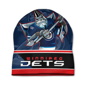 Шапка 3D с принтом Winnipeg Jets в Белгороде, 100% полиэстер | универсальный размер, печать по всей поверхности изделия | nhl | stanley cup | winnipeg jets | бурмистров | винипег | виннипег джетс | кубок стенли | кубок стэнли | нхл | хоккей | хоккейный клуб