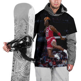 Накидка на куртку 3D с принтом Michael Jordan в Белгороде, 100% полиэстер |  | Тематика изображения на принте: michael jordan | баскетбол | майкл джордан | нба
